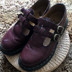 DR.MARTENS 8065 SMOOTH LEATHER MARY JANE SHOES